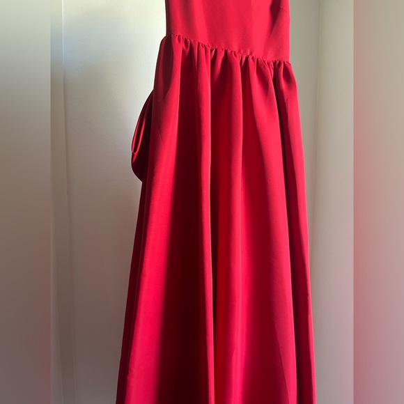Sachin + Babi Red Evening Gown - Picture 10 of 16